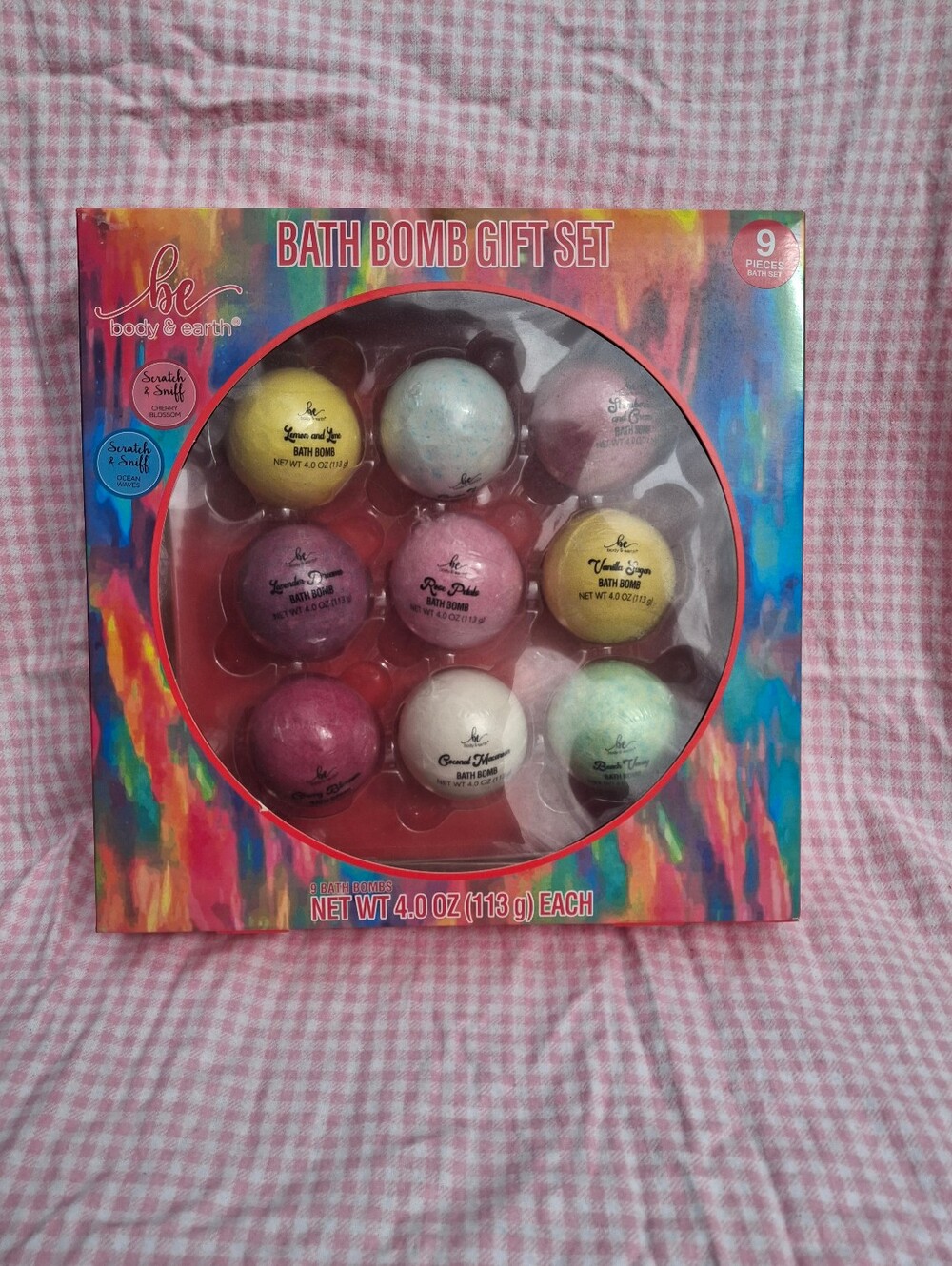 Multi-Color Bath Bomb Gift Set - 9 Pack